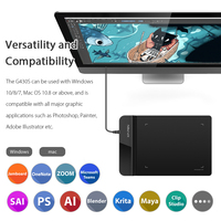 XPPen G430S Tablet graficzny Tablet graficzny 4x3 calowy Tablet malarski do OSU z rysikiem bez baterii-zaprojektowany! Gry 4